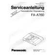 PANASONIC FA-A760 Service Manual