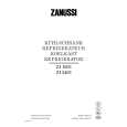 ZANUSSI ZI1603 Owners Manual