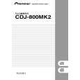 PIONEER CDJ-800MK2/NKXJ Owners Manual