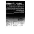 YAMAHA RX-V1050 Owners Manual