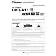 PIONEER DVR-A11XLB/KBXV/5 Manual de Usuario