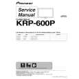 PIONEER KRP-600P/WYS5 Instrukcja Serwisowa