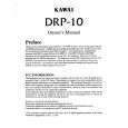 KAWAI DRP10 Owners Manual