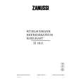 ZANUSSI ZI1611 Owners Manual