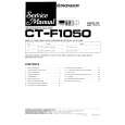PIONEER CT-F1050 Service Manual