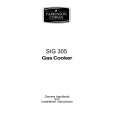 PARKINSON COWAN SiG305CL Owners Manual