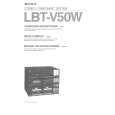 SONY LBT-V50W Owners Manual