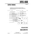 SONY XRS888 Service Manual