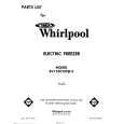 WHIRLPOOL EV150CXKW0 Katalog Części