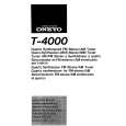 ONKYO T-4000 Owners Manual