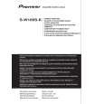 PIONEER S-W160S-K/MYSXCN5 Owners Manual