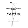 PIONEER VSX-808RDS Manual de Usuario