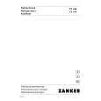 ZANKER TT160 Owners Manual