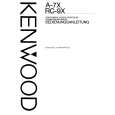 KENWOOD A-7X Owners Manual