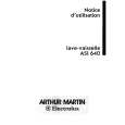 ARTHUR MARTIN ELECTROLUX ASI640N1 Owners Manual