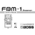 BOSS FBM-1 Owners Manual