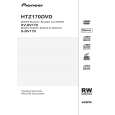 PIONEER HTZ-170DV/TDXJ/RA Owners Manual