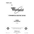 WHIRLPOOL GCE2900XSN1 Parts Catalog