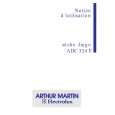 ARTHUR MARTIN ELECTROLUX ADC524E Owners Manual