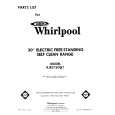 WHIRLPOOL RJE3750W1 Parts Catalog