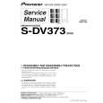 PIONEER S-DV373/XCN5 Manual de Servicio