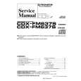 PIONEER CDXFM637S X1N/EW Service Manual