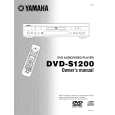 YAMAHA DVD-S1200 (USA) Manual de Usuario