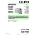 SONY DSC-T100 LEVEL3 Instrukcja Obsługi
