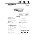SONY SDCXB770 Service Manual