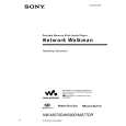 SONY NWMS70D Owners Manual