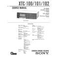 SONY XTC102 Service Manual