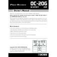 BOSS OC-20G Owners Manual