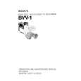 SONY BVV-1 Service Manual