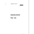 ZANUSSI WDJ1094 Owners Manual