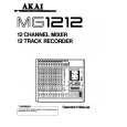 AKAI MG1212 Owners Manual