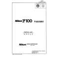 NIKON F100 Parts Catalog