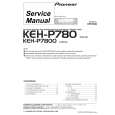 PIONEER KEHP780 Manual de Servicio