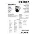 SONY DSCF505V Service Manual
