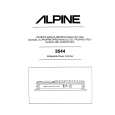 ALPINE 3544 Owners Manual