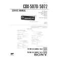 SONY CDX5072 Service Manual