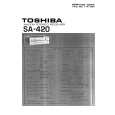 TOSHIBA SA420 Service Manual