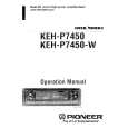 PIONEER KEHP7450 Owners Manual