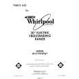 WHIRLPOOL RF317PXWN1 Parts Catalog