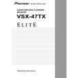 PIONEER VSX-47TX/KU/CA Instrukcja Obsługi