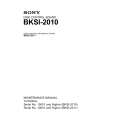 SONY BKSI-2011 Instrukcja Serwisowa