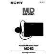 SONY MZ-E2 Owners Manual