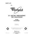 WHIRLPOOL RF3620XPW1 Catálogo de piezas