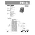 SONY APM44ES Service Manual