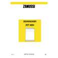 ZANUSSI ZDT6894 Owners Manual