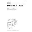 SONY MPK-TR3K Owners Manual